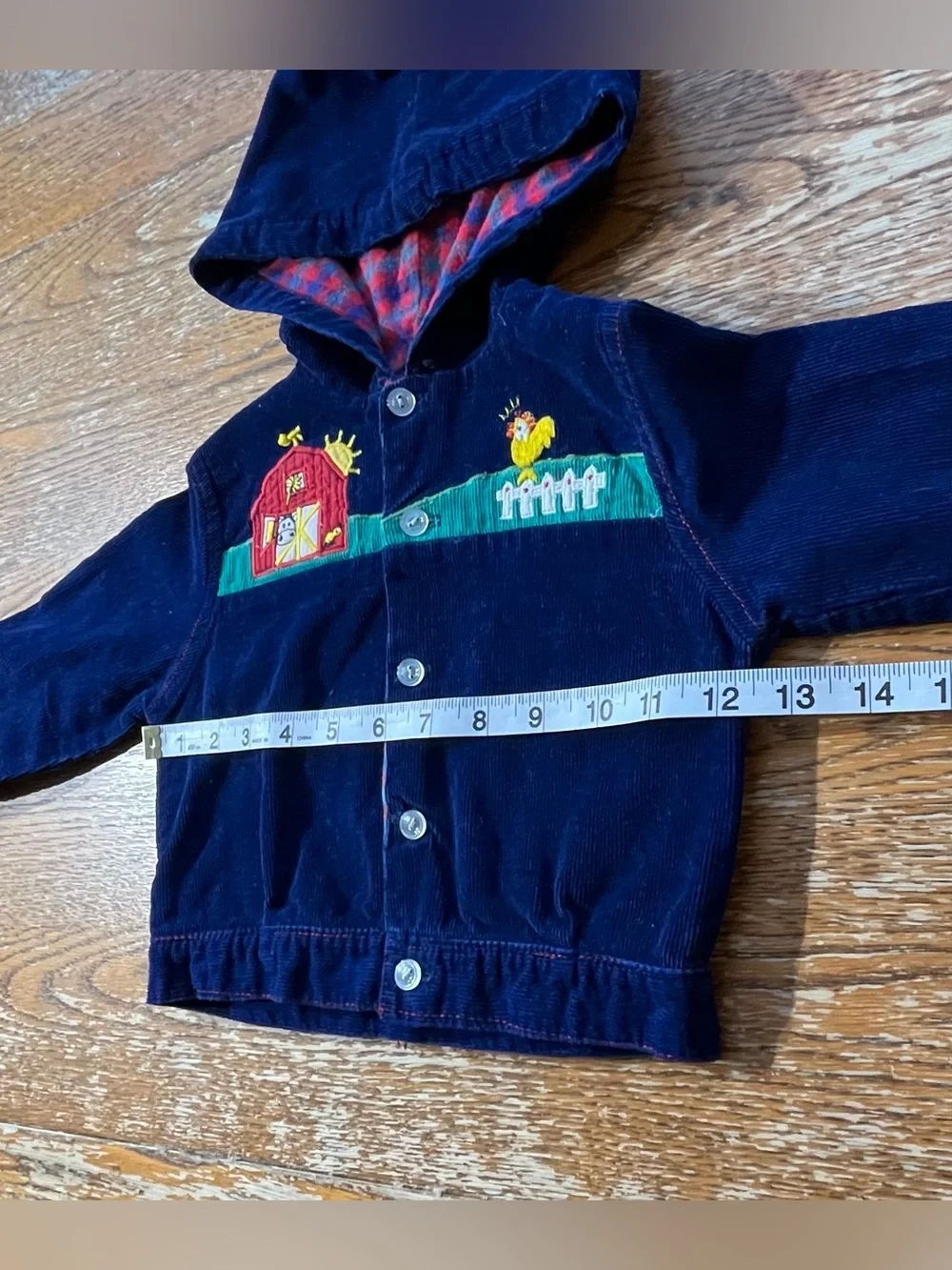 Vintage 80s Oshkosh Lightweight Corduroy Button Up Jacket Size 24 Month